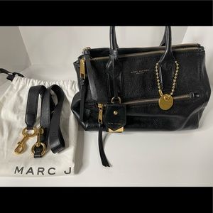 Marc Jacobs Black Leather Handle/Shoulder Bag